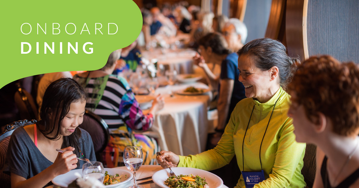 Dining Aboard the HHAS Vegan Cruise